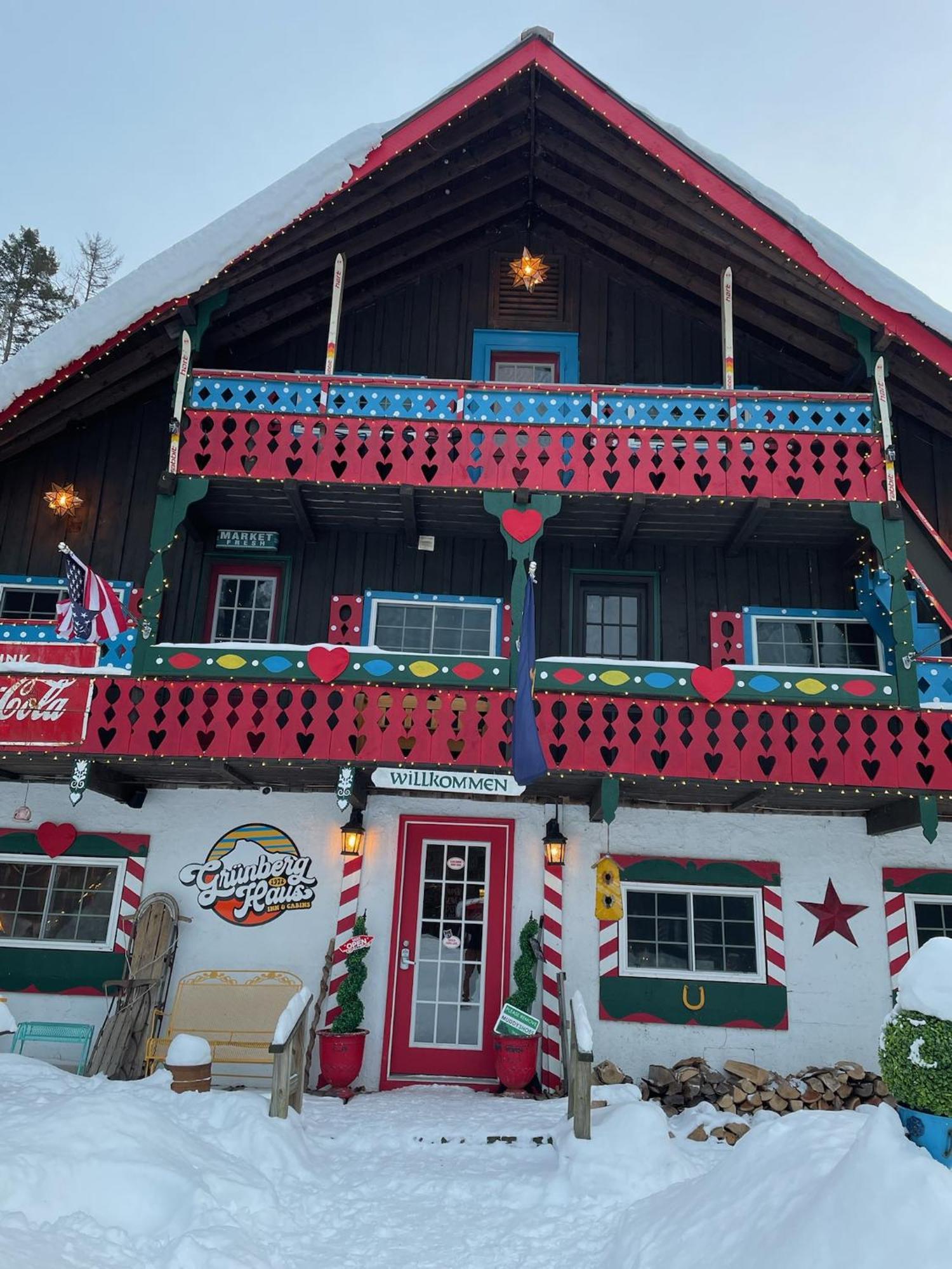 Grunberg Haus Inn & Cabins Waterbury Exteriör bild